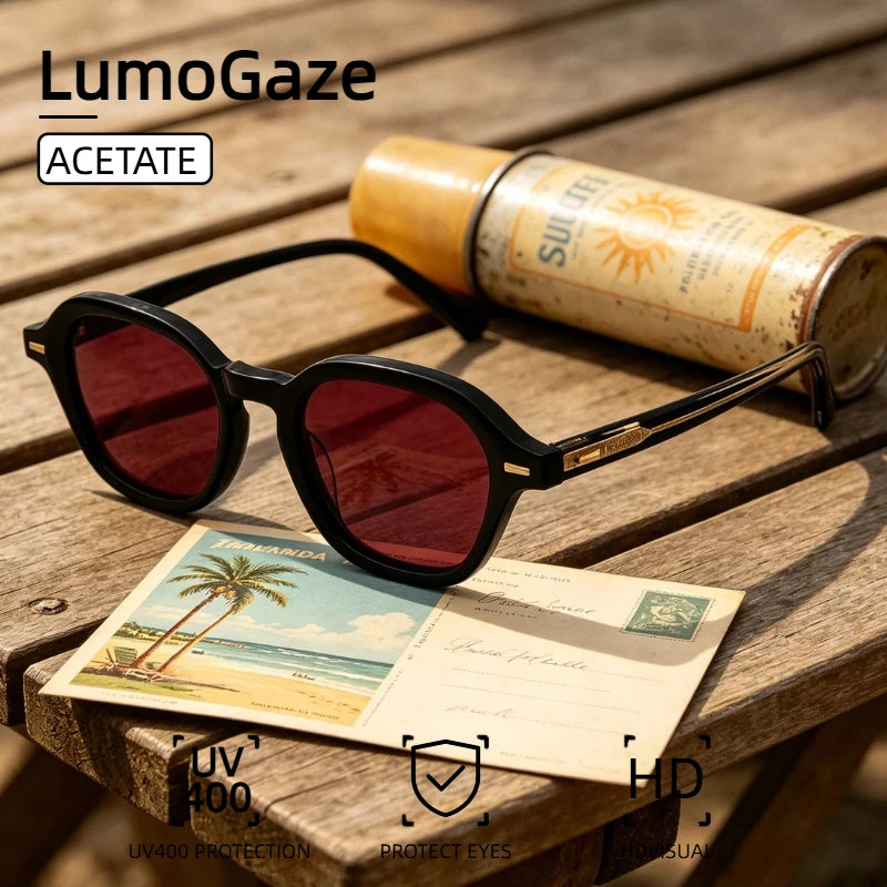 Lunettes de Soleil Vintage Rondes