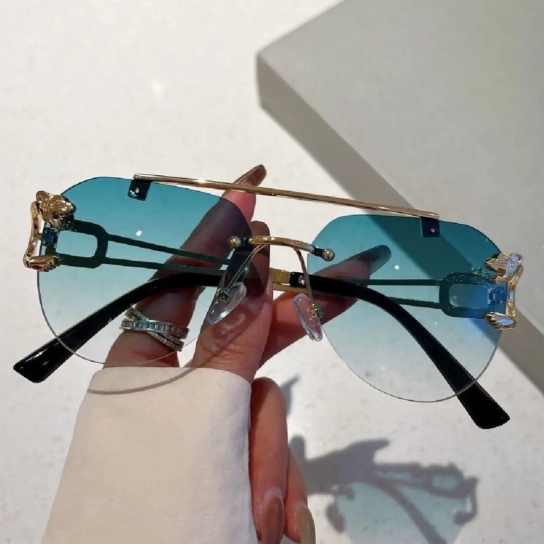Lunettes de soleil sans monture