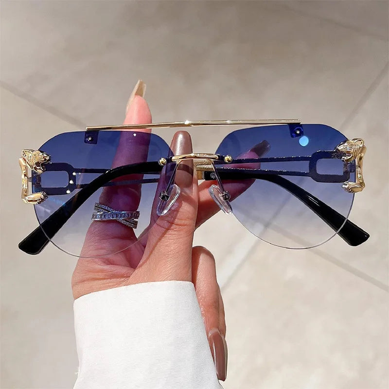 Lunettes de soleil sans monture