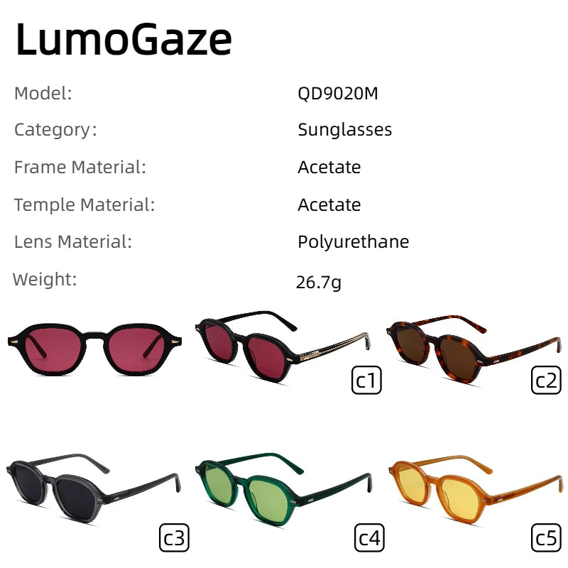Lunettes de Soleil Vintage Rondes