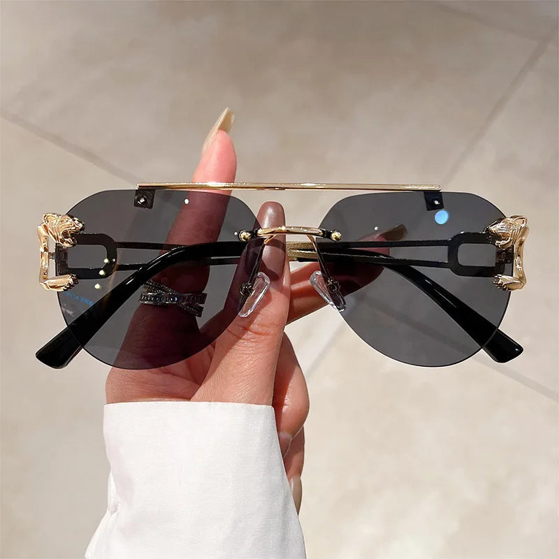 Lunettes de soleil sans monture