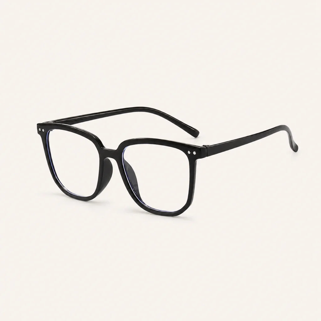 Lunettes anti-lumière bleue sur fond clair