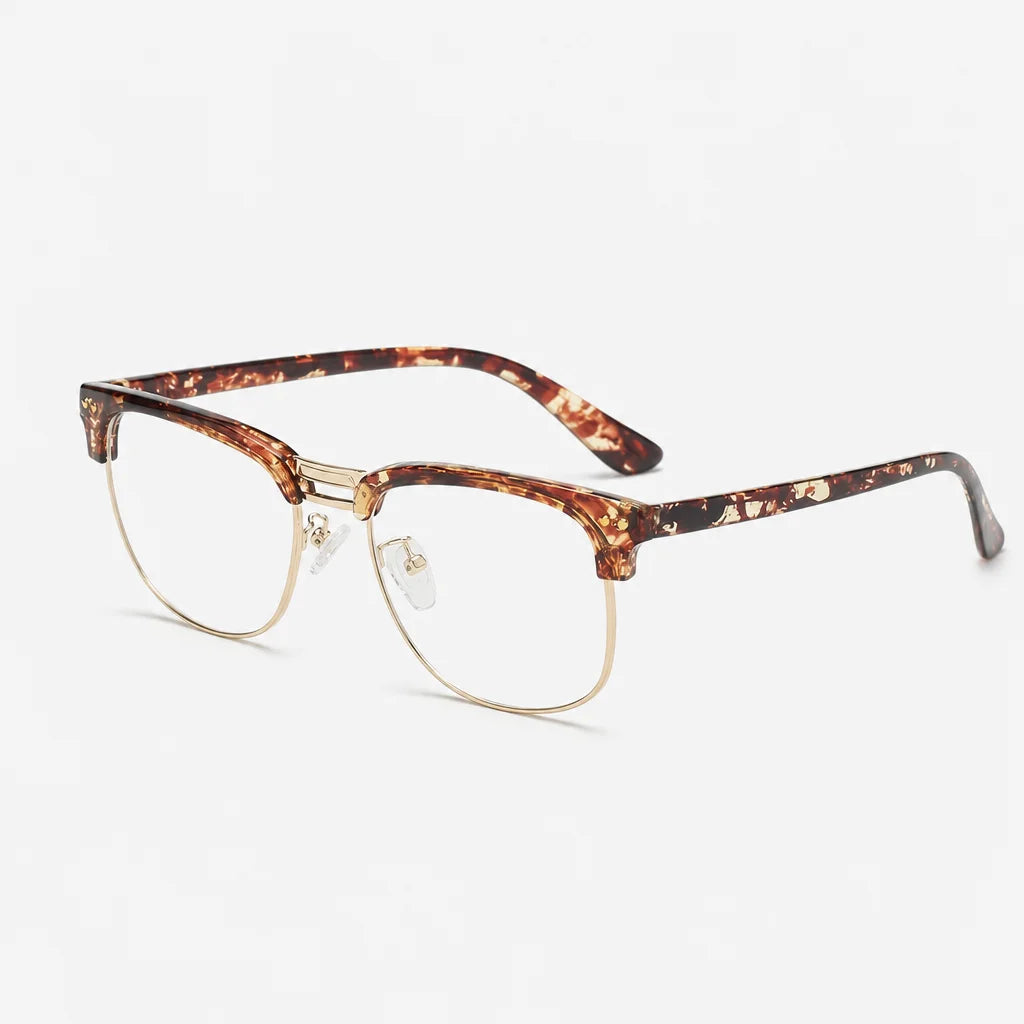 Lunettes anti-lumière bleue TR90 sur fond clair